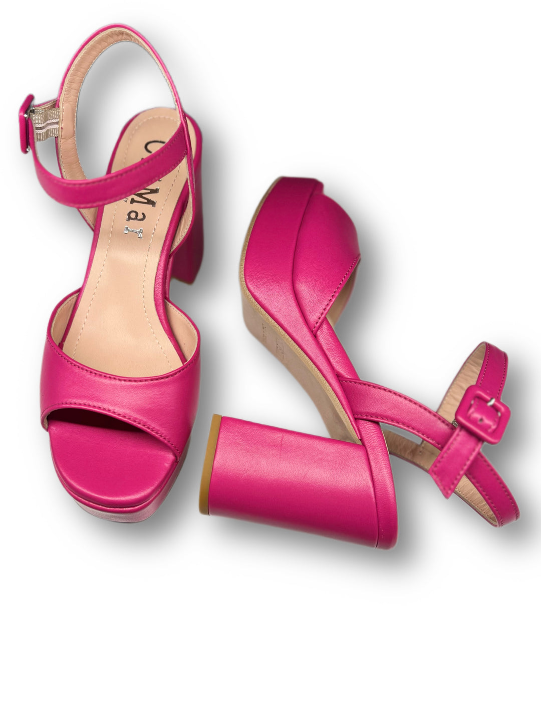 Fuchsia Plateau Sandal