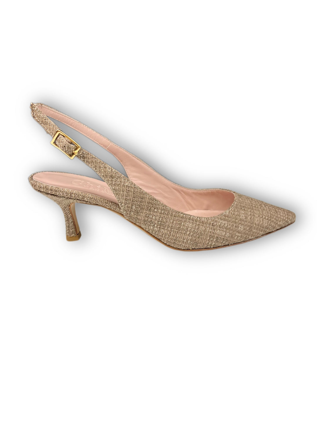 Slingback T5.5 Raffia Beige