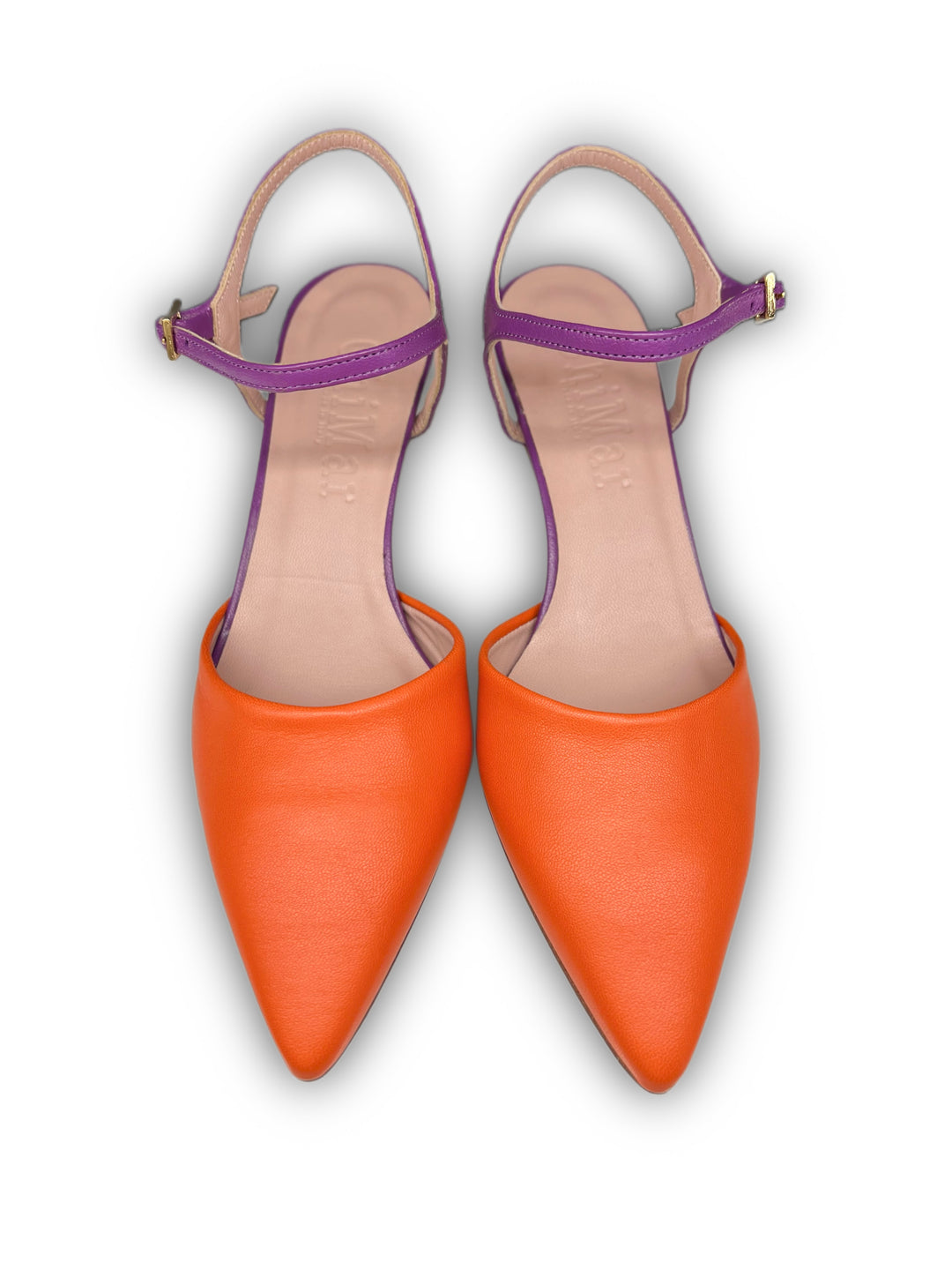 Slingback T5.5 Orange/Purple Nappa