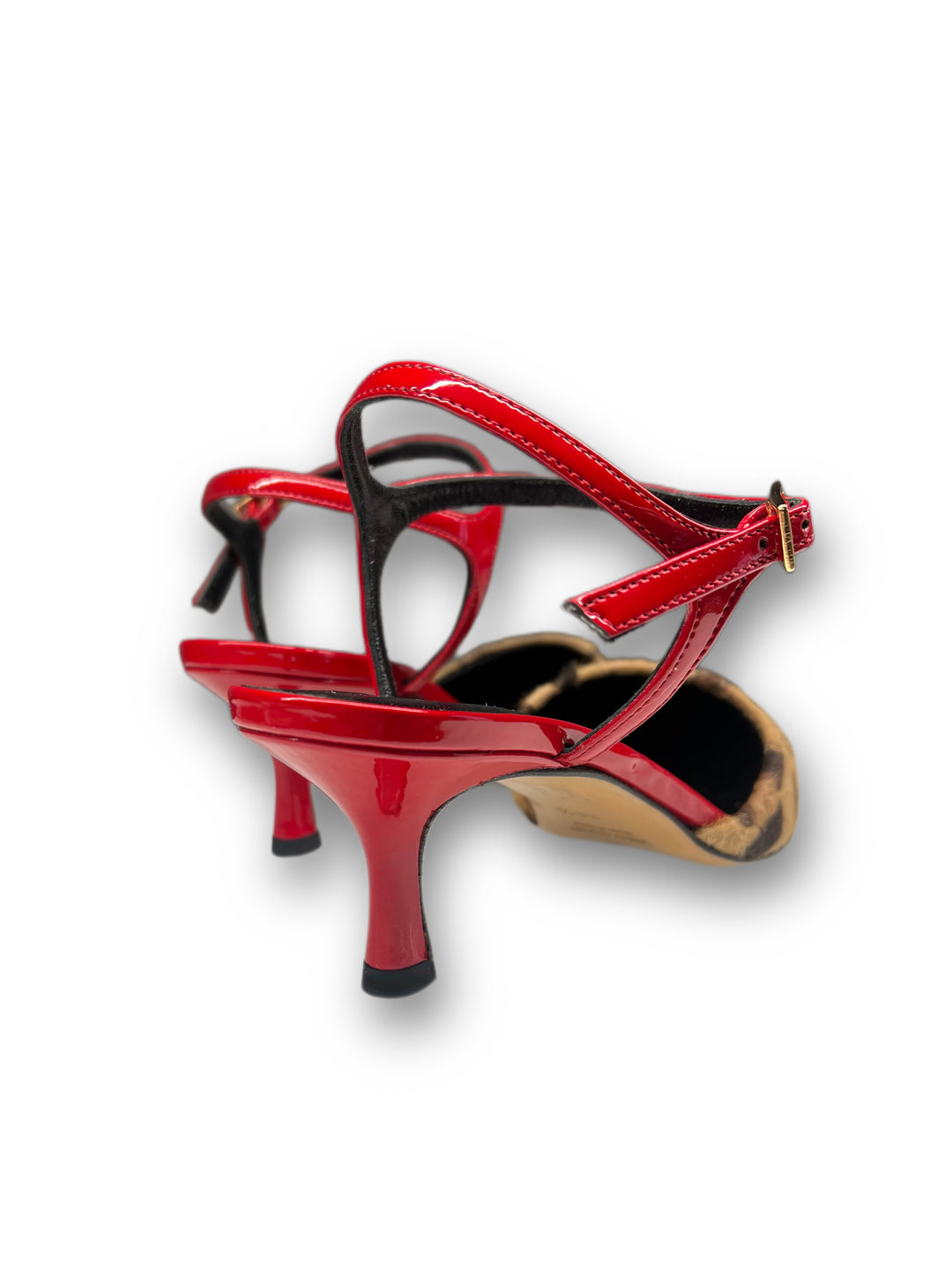 Slingback T5,5 Cavallino Maculato/Rosso