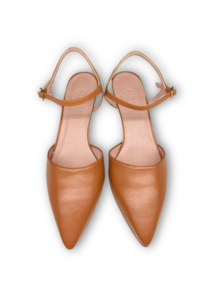 Slingback T5.5 Caramel Nappa