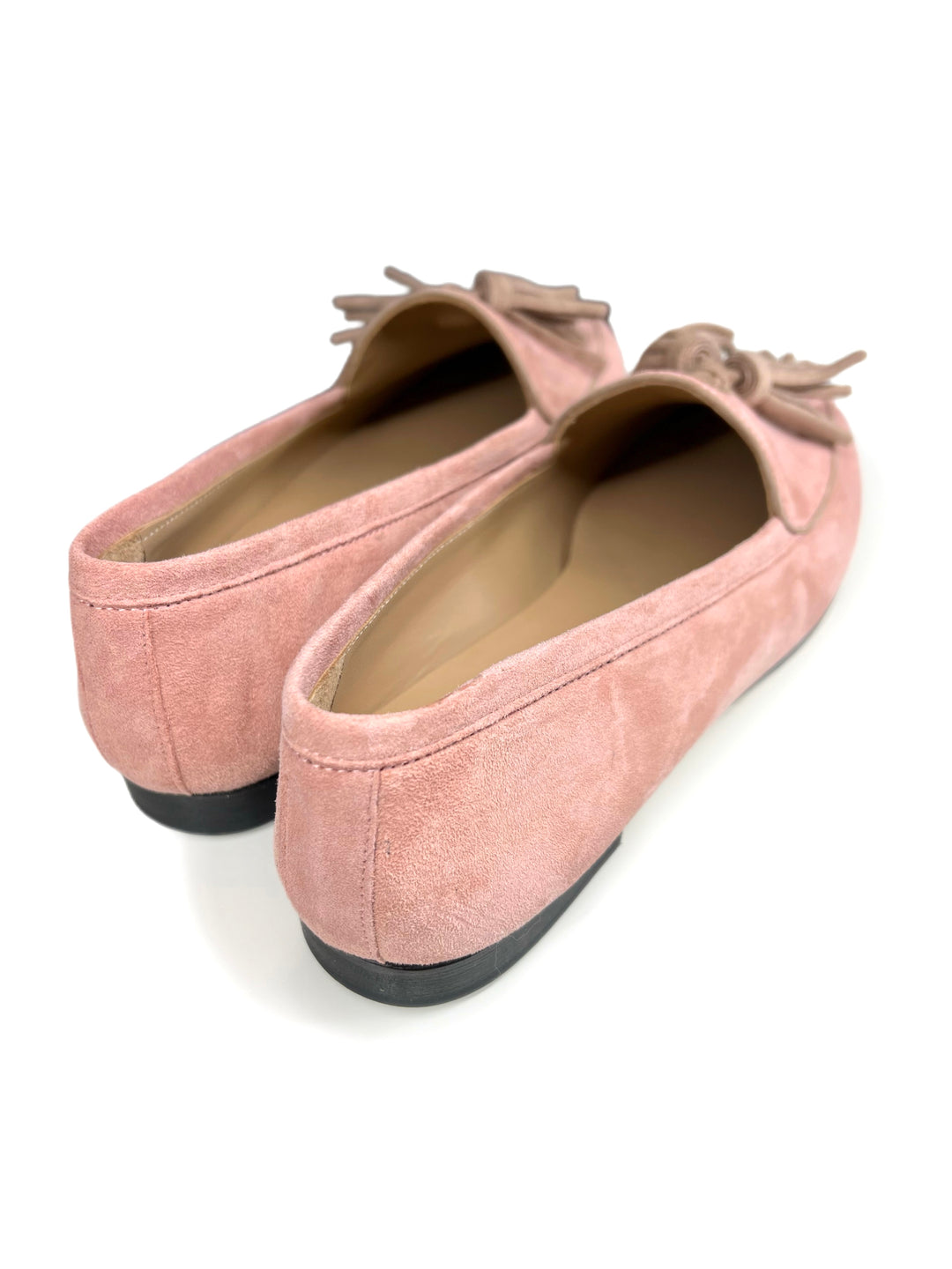 Mocassino Camoscio Rosa/Beige 815