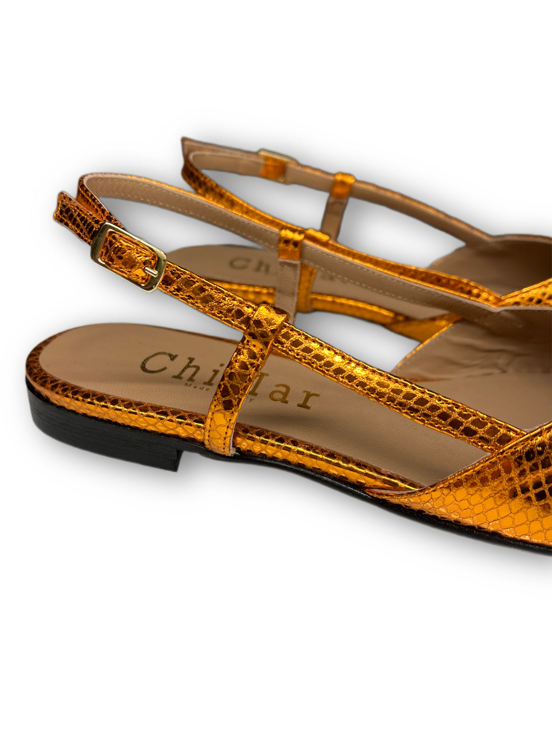 ChiMar Slingback Print/Orange