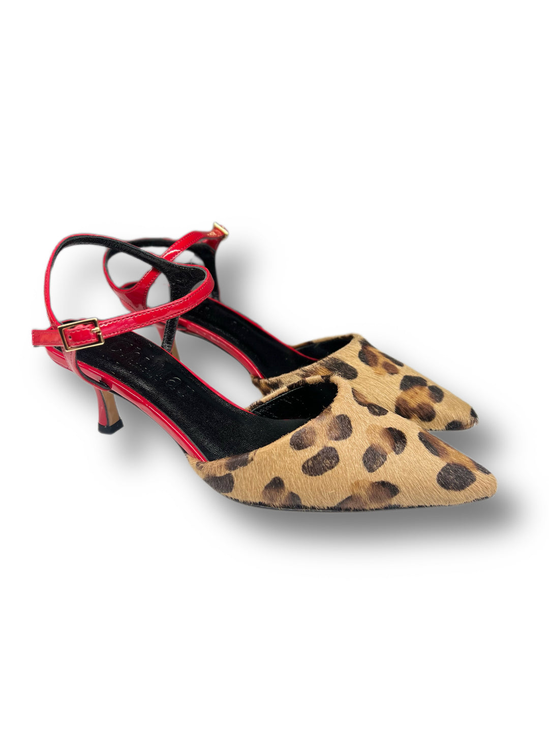 Slingback T5,5 Cavallino Maculato/Rosso