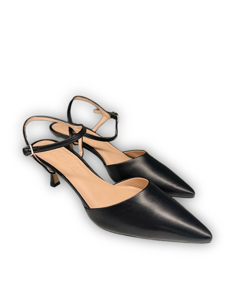 Slingback T5,5 Nappa Nero