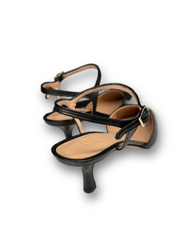 Slingback T5,5 Nappa Nero