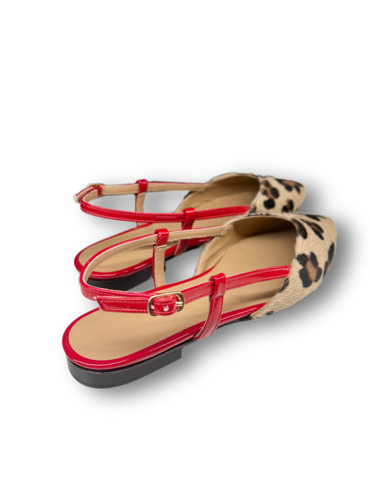 ChiMar Cavallino Somalia Slingback light/Red