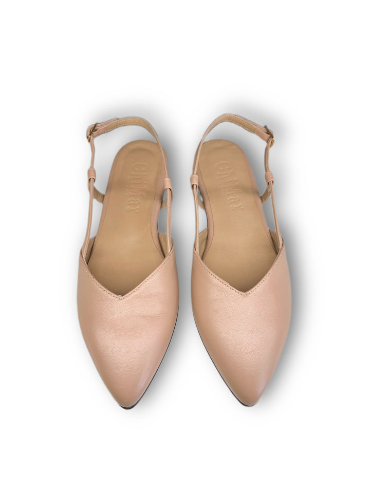 Slingback ChiMar Nappa Nude