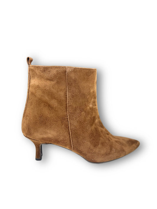 Brown Suede Ankle Boot
