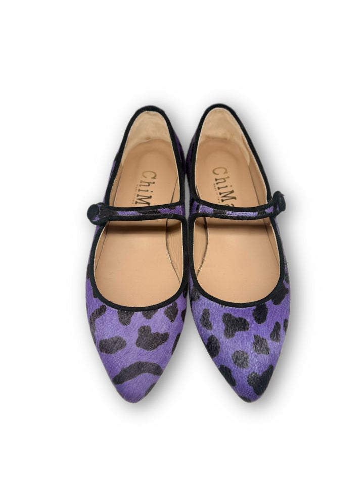 Mary Jane Cavallino Leo Purple/Black