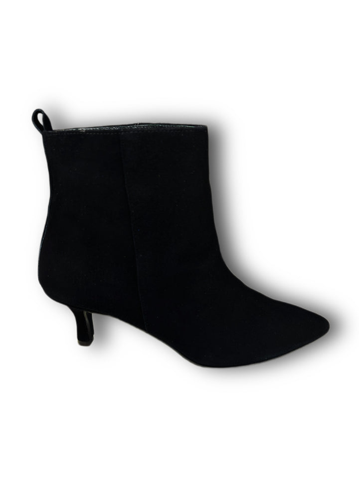 Black Suede Ankle Boot