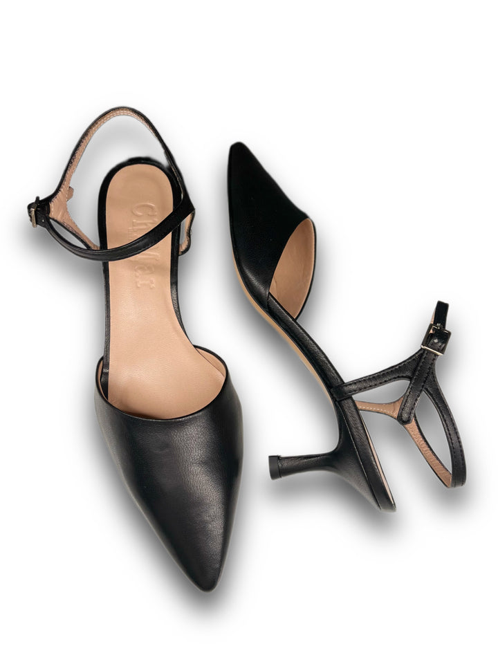 Slingback T5,5 Nappa Nero