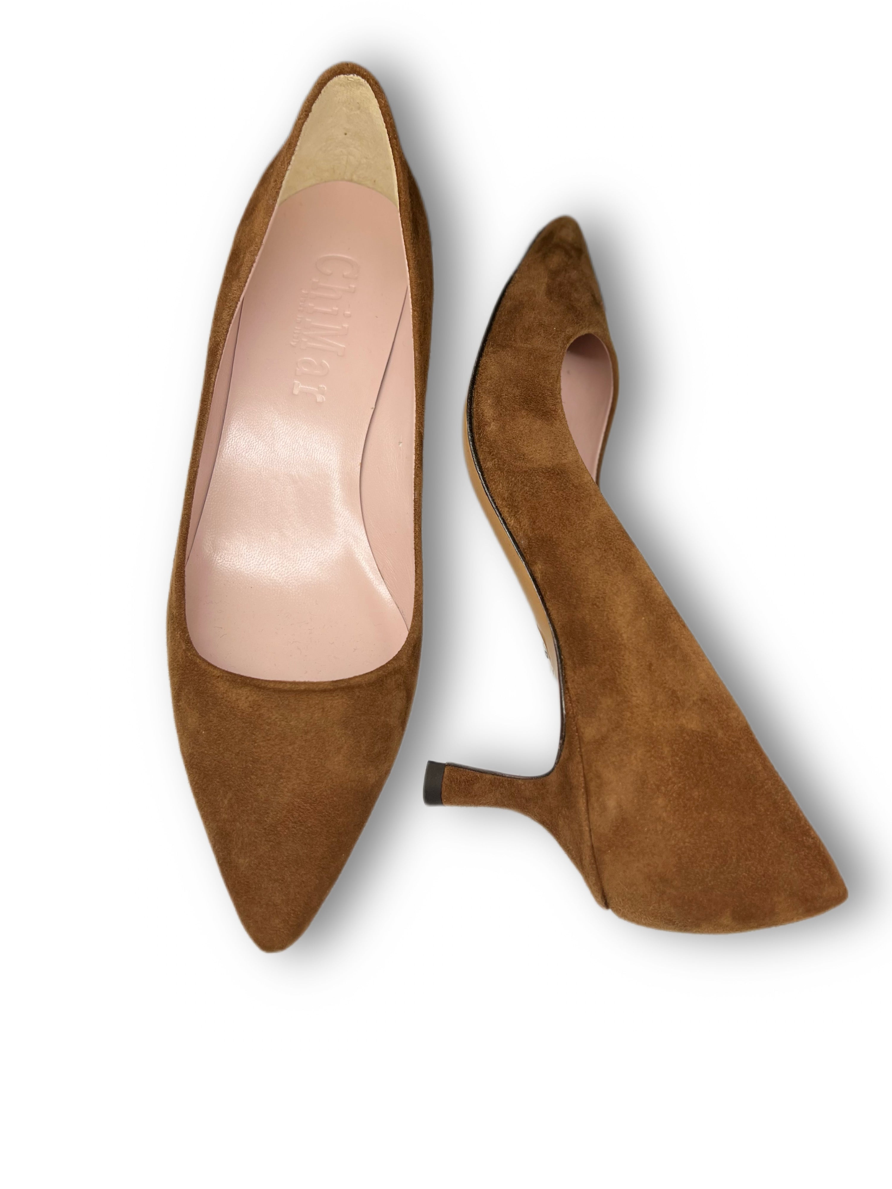 Decollete Camoscio Marrone ChiMar