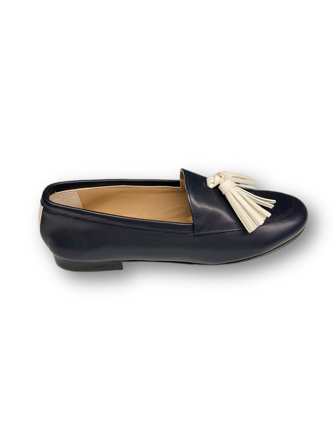 Mocassino Nappa Blu/Milk