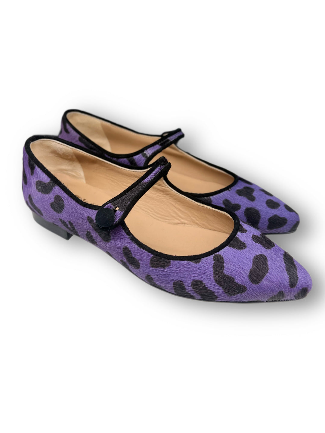 Mary Jane Cavallino Leo Purple/Black